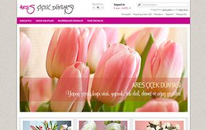 Ares Çiçekçilik E-Ticaret Sitesi