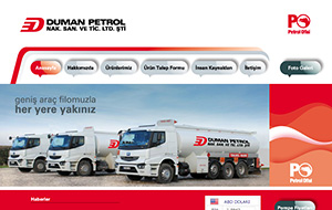 Duman Petrol Web Sitesi